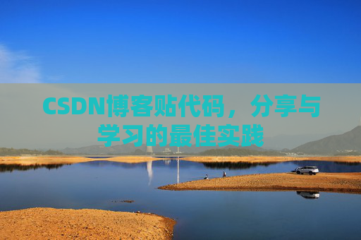 CSDN博客贴代码，分享与学习的最佳实践